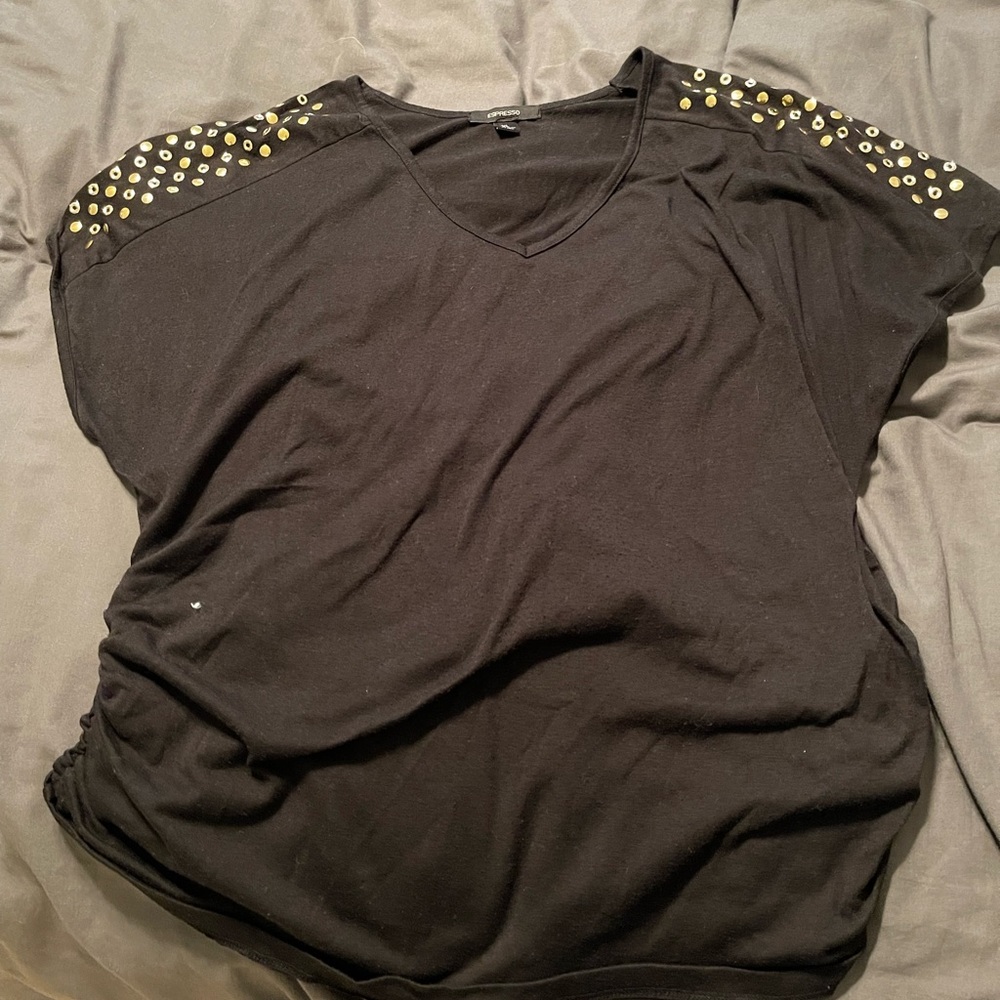 Black Gold Blouse